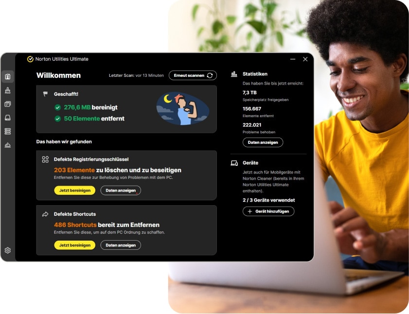 Norton Utilities Ultimate ist ein PC-Tuning-Tool.