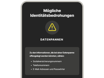 Bild &ndash; mögliche Identitätsbedrohungen.